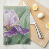 Linge De Cuisine 0455 Iris pourpres (Quart Plié)