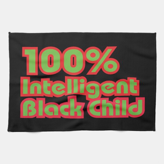 Linge De Cuisine 100% Enfant noir intelligent (Horizontal)