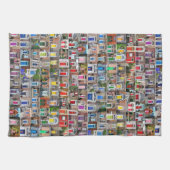 Linge De Cuisine 100 portes arc-en-ciel de Dublin Kitchen Towel (Horizontal)