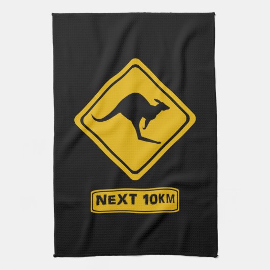 Linge De Cuisine 10 km suivant kangaroos (Vertical)