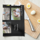 Linge De Cuisine 11 Photo Collage Famille Citations Sentimentales N (Quart Plié)