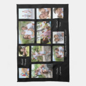 Linge De Cuisine 11 Photo Collage Famille Citations Sentimentales N (Vertical)