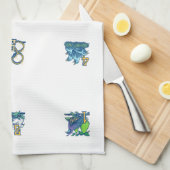 Linge De Cuisine 12 jours de Noël (Quart Plié)