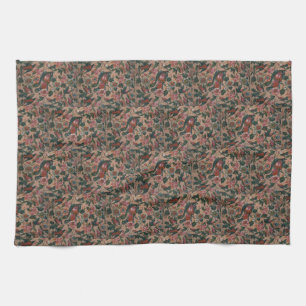 Linge De Cuisine 1830s Vintage rouleaux à rouleaux imprimés coton