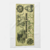 Linge De Cuisine 1860 Hingham Massachusetts Note à cinq dollars (Vertical)