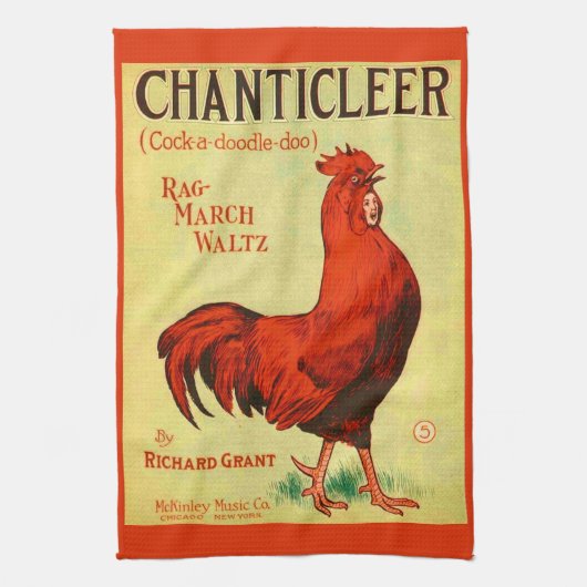 Linge De Cuisine 1910 Partition Chanticleer (Vertical)