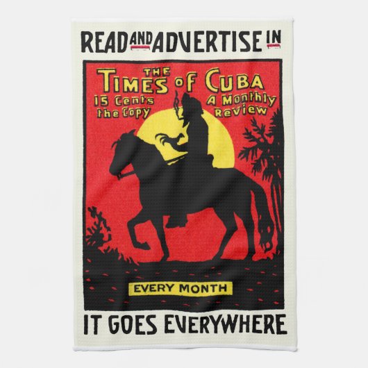 Linge De Cuisine 1920 Le Times de Cuba (Vertical)