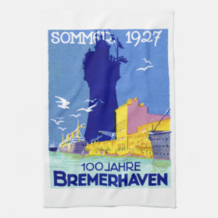 Linge De Cuisine 1927 Bremerhaven Allemagne