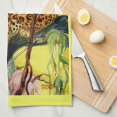 Linge De Cuisine 1929 Revue Saint-Nicolas empreinte de léopard (Quart Plié)