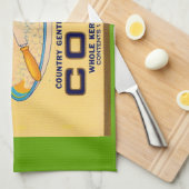 Linge De Cuisine 1930 Marvel étiquette de maïs en conserve (Quart Plié)