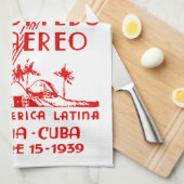 Linge De Cuisine 1939 Cuba Rocket Mail (Quart Plié)