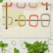 Linge De Cuisine 1950s Abstract Art Hollow Rocks Chartreuse Green (Plié)