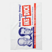 Linge De Cuisine 1956 Vote Ike et Dick (Vertical)