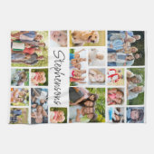 Linge De Cuisine 19 Photo Collage Modern Script Name (Horizontal)