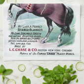Linge De Cuisine 19e C. Couvertures Chase Horse (Plié)