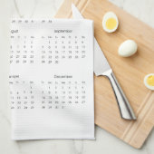 Linge De Cuisine 2014 cadeaux de calendrier (Quart Plié)