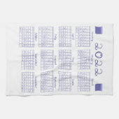 Linge De Cuisine 2022 Calendrier - Font de structure Veri Peri (Horizontal)