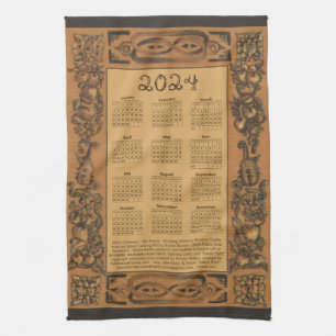 Linge De Cuisine 2024 Calendrier Château de Windsor Cadre inspiré p