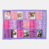 Linge De Cuisine 2025 Année Calendrier mensuel mûre photo Collage (Horizontal)