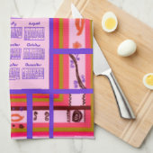 Linge De Cuisine 2026 Calendar Girl Power Curvy Plaid Frame (Quart Plié)