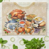 Linge De Cuisine 2026 Calendar Towel Grace Bless Us O Lord (Plié)