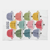 Linge De Cuisine 2026 Calendrier Cuisine Colorful Cookware (Horizontal)