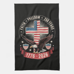 Linge De Cuisine 250e anniversaire USA Foi Liberté 4 juillet