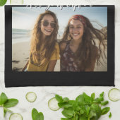 Linge De Cuisine 2 Collage photo avec légende de script tendance -  (Plié)