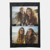 Linge De Cuisine 2 Collage photo avec légende de script tendance -  (Vertical)