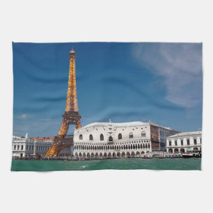 Linge De Cuisine 2 pour 1 Venise et Paris - Mixte up World