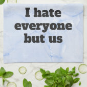 Linge De Cuisine 2 Red Hearts (Plié)