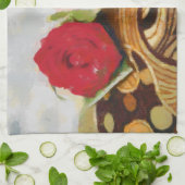 Linge De Cuisine 2 tableaux rose (Plié)