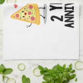 Linge De Cuisine 2e anniversaire 2 ans (Plié)