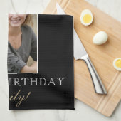 Linge De Cuisine 30 et fabuleux Elégant 30e anniversaire Photo (Quart Plié)