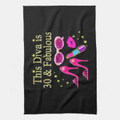 LINGE DE CUISINE 30E ANNIVERSAIRE DAZZLING DIVA DESIGN (Vertical)