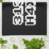 LINGE DE CUISINE 31337 H4X0R (Plié)