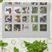 LINGE DE CUISINE 34 PHOTO COLLAGE PEUT MODIFIER LA COULEUR - N'IMPO (Plié)