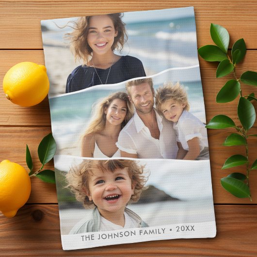 Linge De Cuisine 3 Collage De Photo Inégal - Funky Quadrilatéral Ar