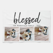 Linge De Cuisine 3 Photo avec Calligraphie moderne - béni (Horizontal)