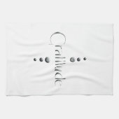 Linge De Cuisine 3 points d'argent bloc de la gratitude (Horizontal)