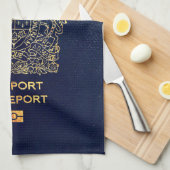 Linge De Cuisine [400] Couverture canadienne du passeport (Quart Plié)