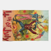 Linge De Cuisine 4 juillet vintage (Horizontal)