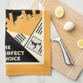 Linge De Cuisine 4 juin — Journée du poisson et de la chipe (Quart Plié)