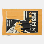 Linge De Cuisine 4 juin — Journée du poisson et de la chipe (Horizontal)