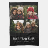 Linge De Cuisine 4 Photo Black White Minimaliste - Meilleure année (Vertical)