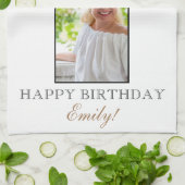 Linge De Cuisine 50 et fabuleux Elegant 50e Anniversaire Photo (Plié)