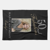 Linge De Cuisine 50 et fabuleux Elegant 50e Anniversaire Photo (Horizontal)