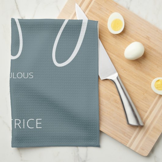 Linge De Cuisine 50 et fabuleux script moderne (Quart Plié)