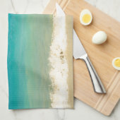 Linge De Cuisine 50 nuances de bleu (Quart Plié)