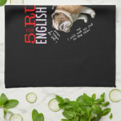 Linge De Cuisine 5 Règles pour les propriétaires de bulldog anglais (Plié)